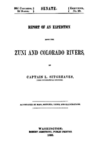 Sitgreaves 1851 Report